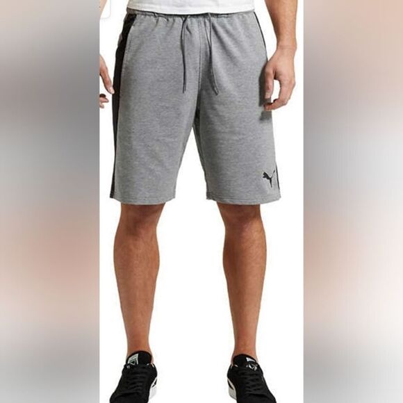 PUMA M Formstripe Drawstring Athletic Workout Elastic Waist Men's Shorts - Picture 1 of 8